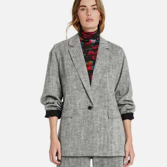 Rachel Comey Jackets & Blazers - Rachel Comey X Target Textured Gray Blazer Size 1X
